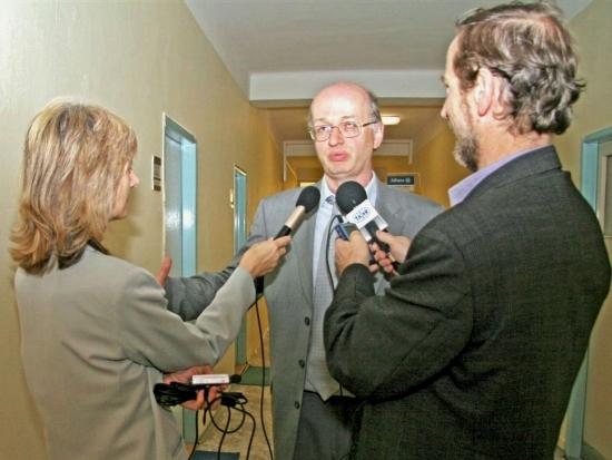 O smerovaní výskumu v Ústave fyziológie hospodárskych zvierat SAV informuje redaktorov Rádia Lumen a TASR jeho riaditeľ docent Koppel.