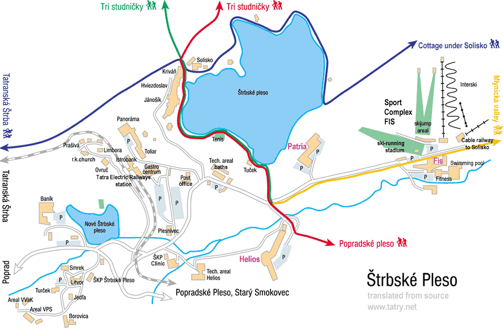 Translated from http://www.tatry.net/maps/strbskepleso.html