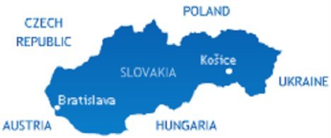 Map of Slovakia